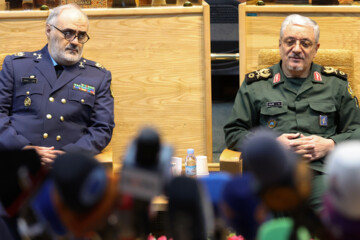 Press conference of Iranian defense ministry spokesman