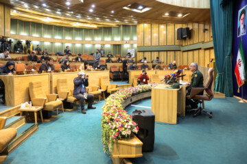 Press conference of Iranian defense ministry spokesman