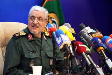 Press conference of Iranian defense ministry spokesman