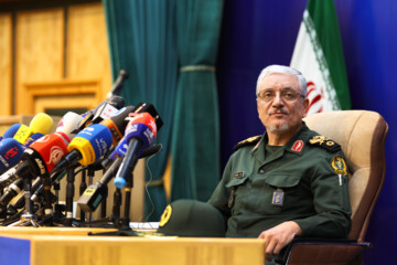 Press conference of Iranian defense ministry spokesman