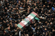 Funeral procession for Martyr Razi Mousavi