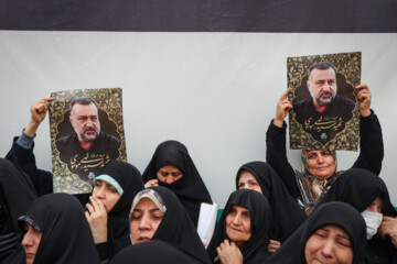 شFuneral procession for Martyr Razi Mousavi