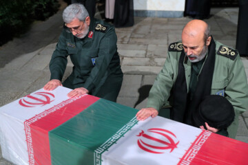 Funeral procession for Martyr Razi Mousavi