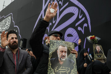 Funeral procession for Martyr Razi Mousavi