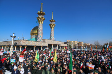 گردهمایی مردمی همدانی ها در سالروز حماسه ۹ دی+فیلم