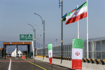 مراسم بهره برداری پل مرزی جدید آستارا - آذربایجان
