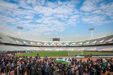 Funeral procession for Iran’s woman footballer Melika Mohammadi