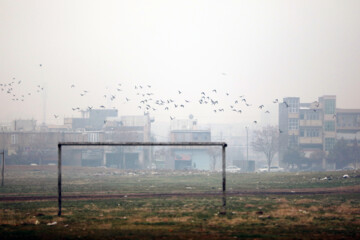 مه گرفتگی در کرمانشاه