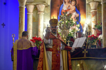 New Year ceremony in Tehran church