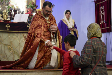 New Year ceremony in Tehran church