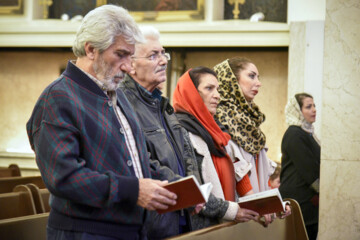 New Year ceremony in Tehran church