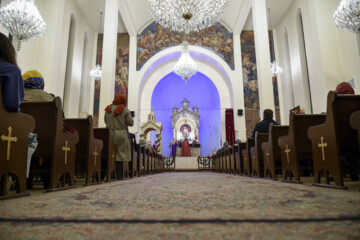 New Year ceremony in Tehran church