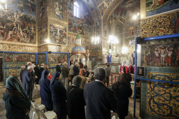 Iranian Christians commemorate the Eucharist at Vank Cathedral