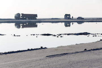 Salt extraction from Urmia Lake dried-up seabed