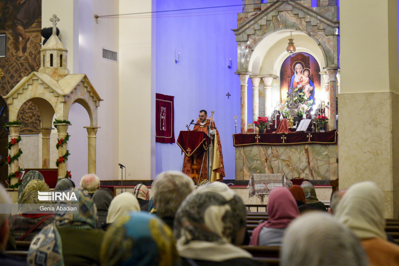 New Year ceremony in Tehran church