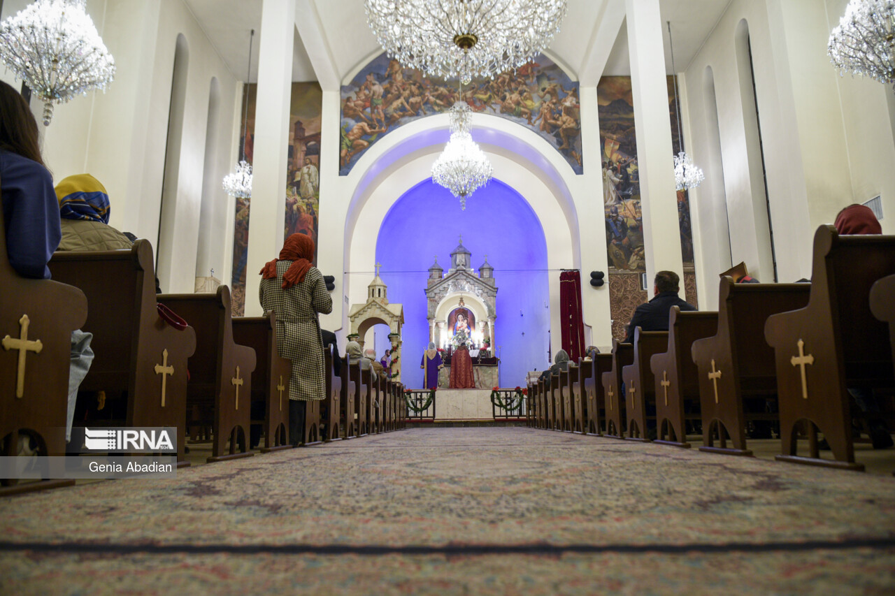 New Year ceremony in Tehran church