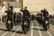 تدابیر ویژه پلیس تهران بزرگ برای راهپیمایی جشن بزرگ انقلاب + فیلم