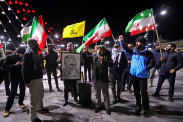 تجمع مردم همدان در محکومیت حمله تروریستی کرمان