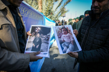 Funeral por los mártires de atentados terroristas en Kerman
