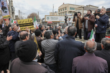 راهپیمایی مردم کرمانشاه در محکومیت حمله تروریستی کرمان