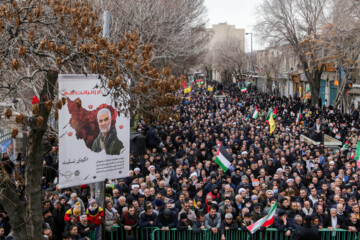 راهپیمایی مردم تبریز در  محکومیت حادثه تروریستی کرمان