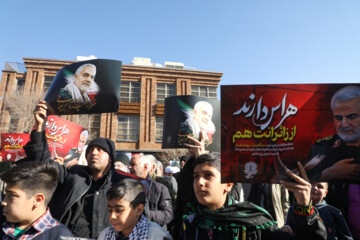 راهپیمایی مردم اصفهان در محکومیت حمله تروریستی کرمان