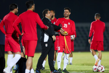 Last trainig of National Football Team in Iran