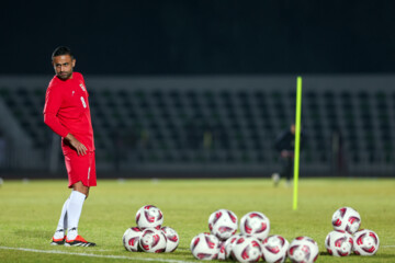 Entrenamiento de la selección iraní de fútbol