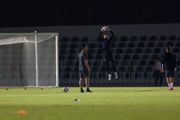 Entrenamiento de la selección iraní de fútbol