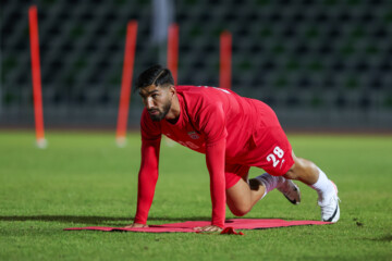 Entrenamiento de la selección iraní de fútbol