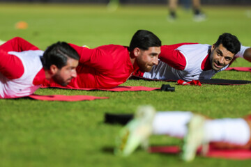 Entrenamiento de la selección iraní de fútbol