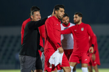 Entrenamiento de la selección iraní de fútbol