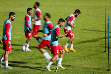 Entrenamiento de la selección iraní de fútbol