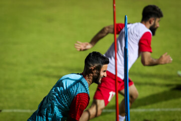 Entrenamiento de la selección iraní de fútbol