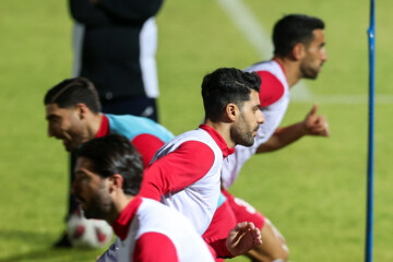 Entrenamiento de la selección iraní de fútbol