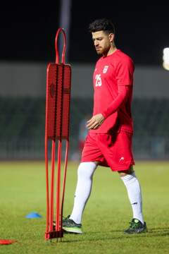 Entrenamiento de la selección iraní de fútbol