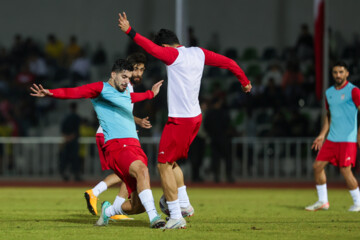 Entrenamiento de la selección iraní de fútbol