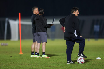 Entrenamiento de la selección iraní de fútbol