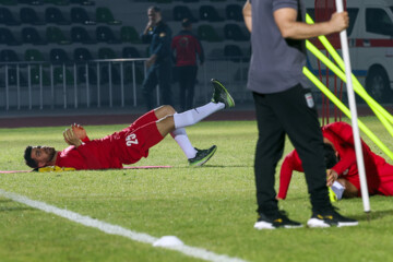 Entrenamiento de la selección iraní de fútbol