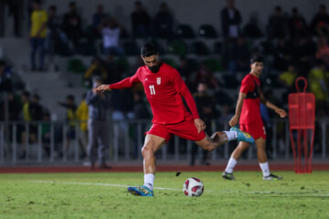 Entrenamiento de la selección iraní de fútbol
