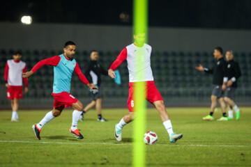 Entrenamiento de la selección iraní de fútbol