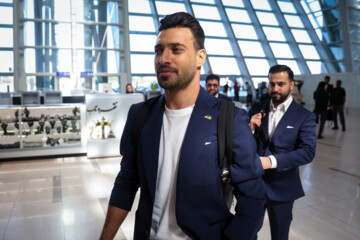 Iran's national football team departs for Qatar