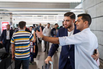 Iran's national football team departs for Qatar