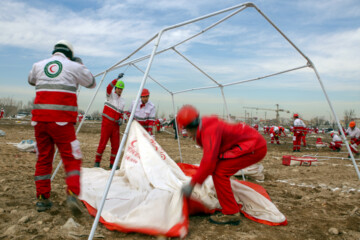 Rescue and relief drills in NW Iran