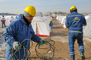 Rescue and relief drills in NW Iran