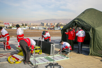 Rescue and relief drills in NW Iran