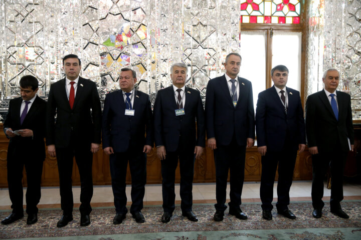 دیدار روسای مجلس تاجیکستان و ایران