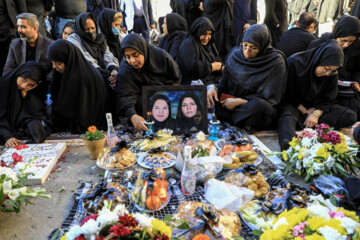 مراسم هفتمین روز شهادت شهدای حادثه تروریستی کرمان