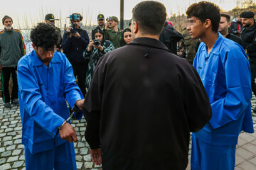 بازسازی صحنه زورگیری و قتل یک مرد جوان در بوستان نهج البلاغه