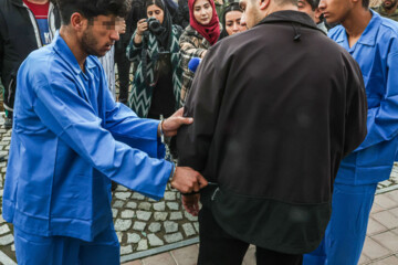 بازسازی صحنه زورگیری و قتل یک مرد جوان در بوستان نهج البلاغه